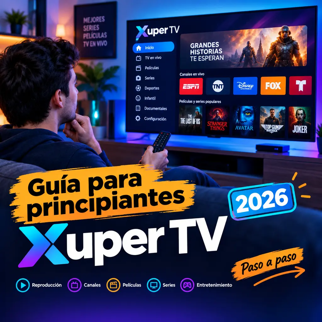 Guía completa para principiantes de Xuper TV